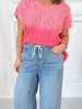 Sea Breeze - Judy Blue Featherweight Palazzo Jean