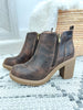 Corky's Rocky Top Block Heel Ankle Boot - Espresso Crinkle