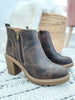 Corky's Rocky Top Block Heel Ankle Boot - Espresso Crinkle