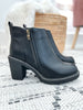 Corky's Rocky Top Block Heel Ankle Boot - Black