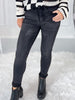 Black Friday - Judy Blue Tummy Control Washed Black Skinny Jean