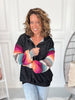 Sunset Sleeves Hoodie - Black