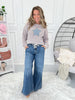 Go With The Flow - Judy Blue Palazzo Featherweight Rigid Elastic Waistband Jean