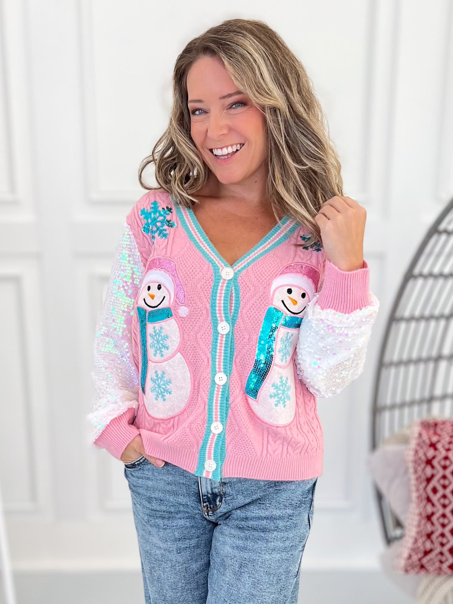 Let It Snowman Cardigan
