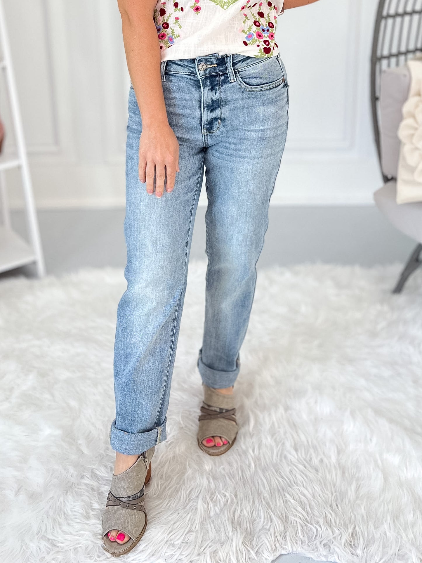 No Big Deal - Judy Blue Classic Boyfriend Jean