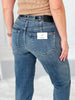 In A Cinch - Judy Blue Adjustable Back Boyfriend Jean with Hollywood Waist