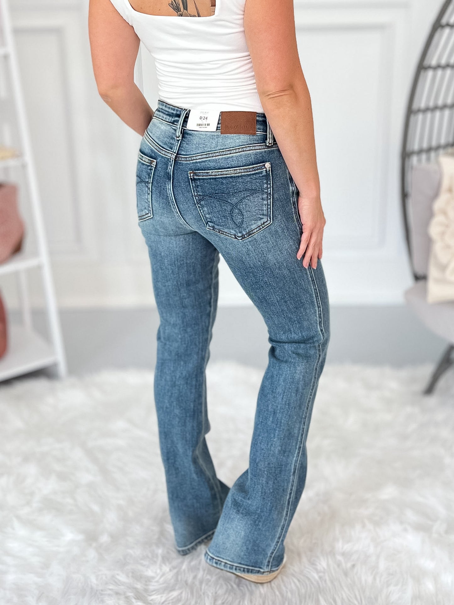 Wish Granted - Judy Blue Low Rise Bootcut Jean