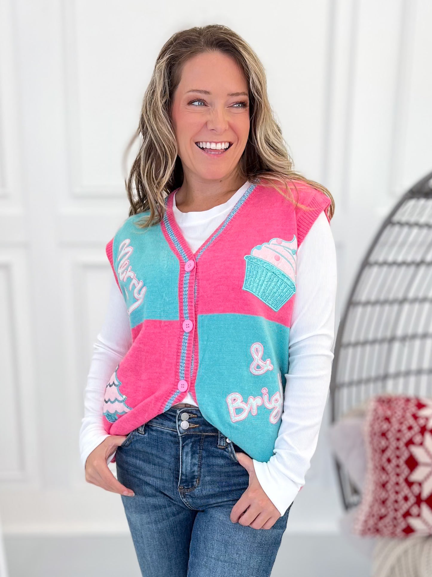 Merry And Bright Sweater Vest