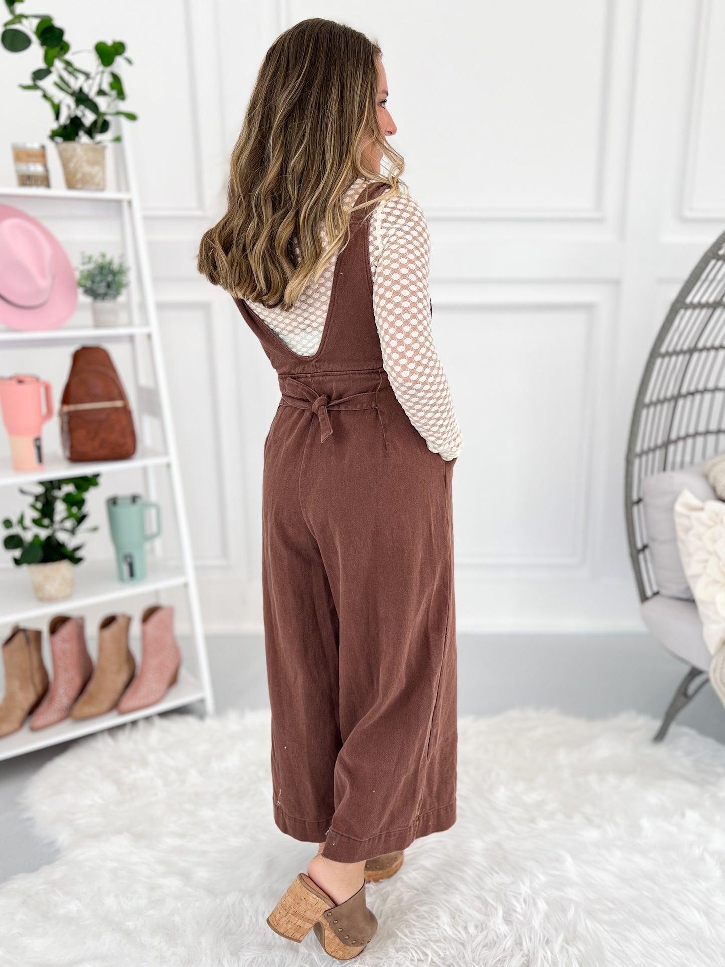 Beautiful Daze Shoulder Tie Overall