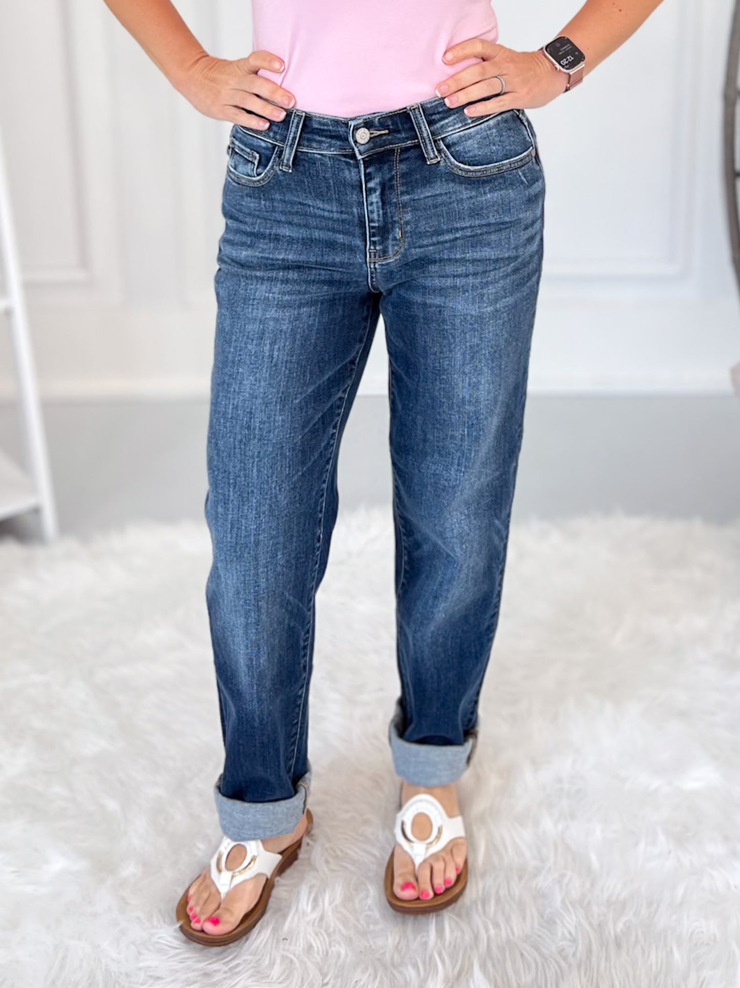 Not Your Lover - Judy Blue Billie Boyfriend Jean
