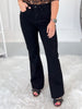 Stealth Mode - Judy Blue Tummy Control Black Denim Bootcut Jean