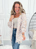Filled With Fun Knit Cardigan - Beige