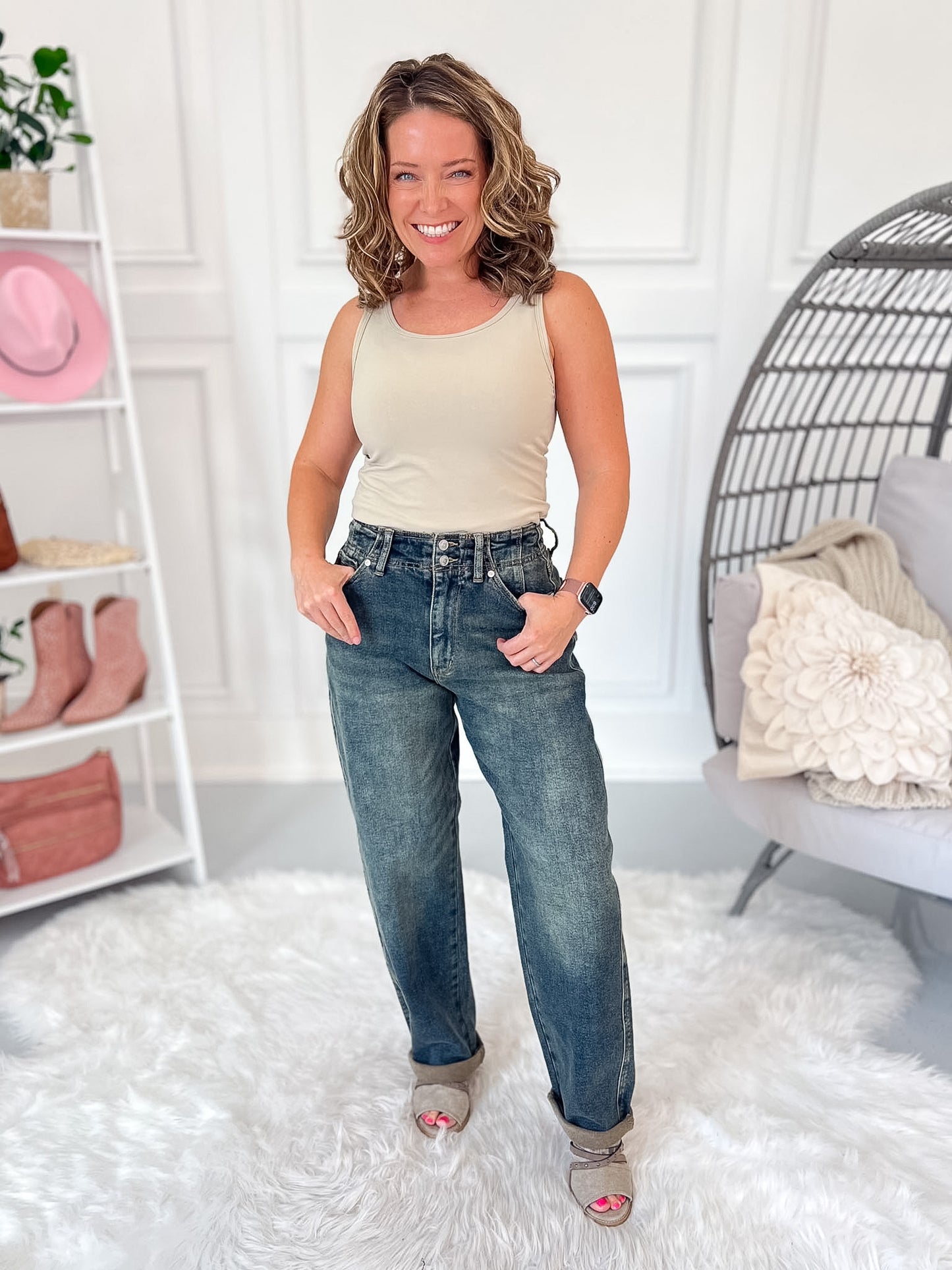 Leading Lady - Judy Blue Marlow Arc Jean with Hollywood Waistband