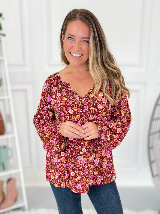 Good and Gather Floral Top - Final Sale