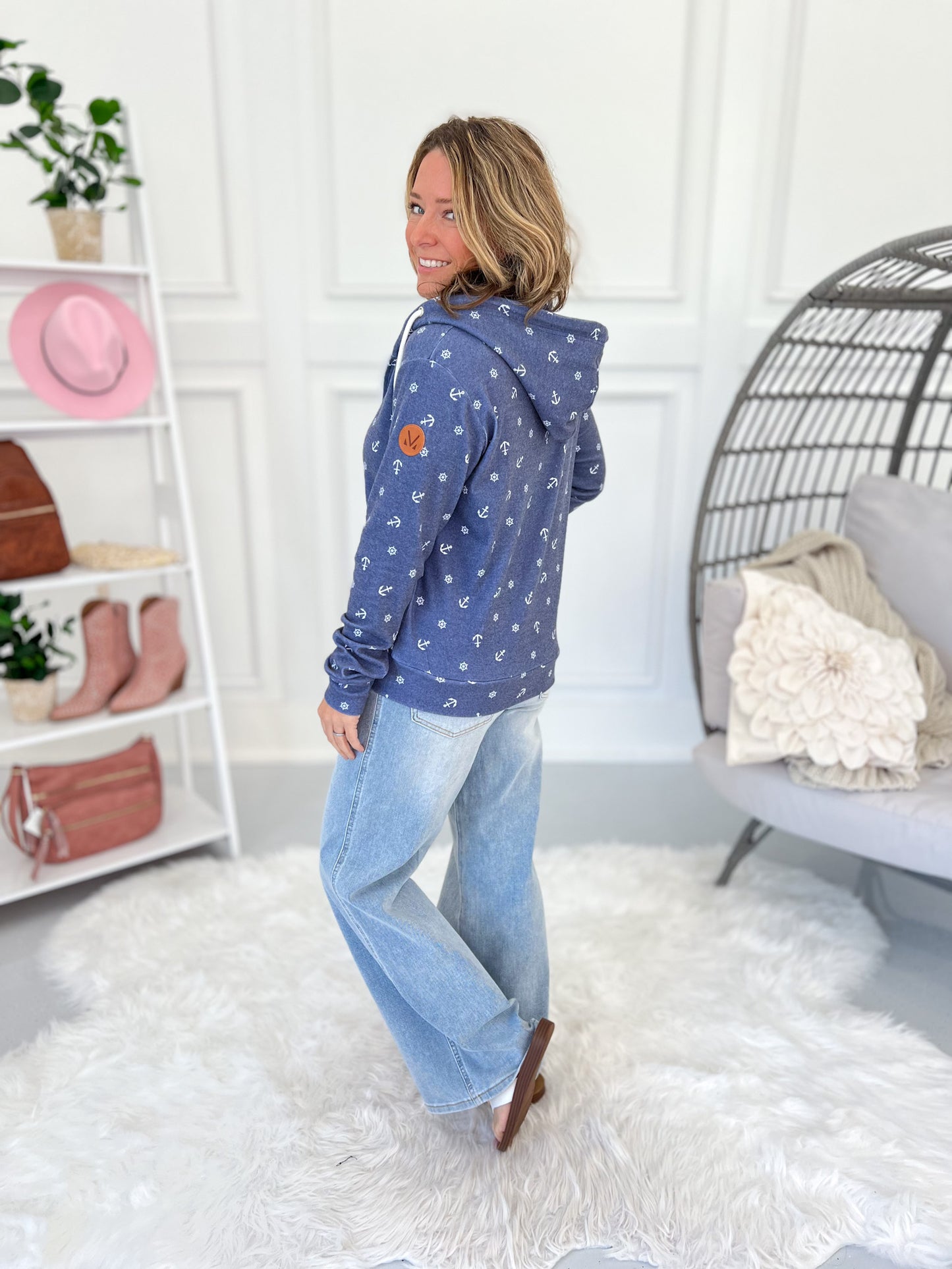 Anchors Aweigh Zip-up Hoodie
