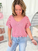 Had Me Blushing Knit Top