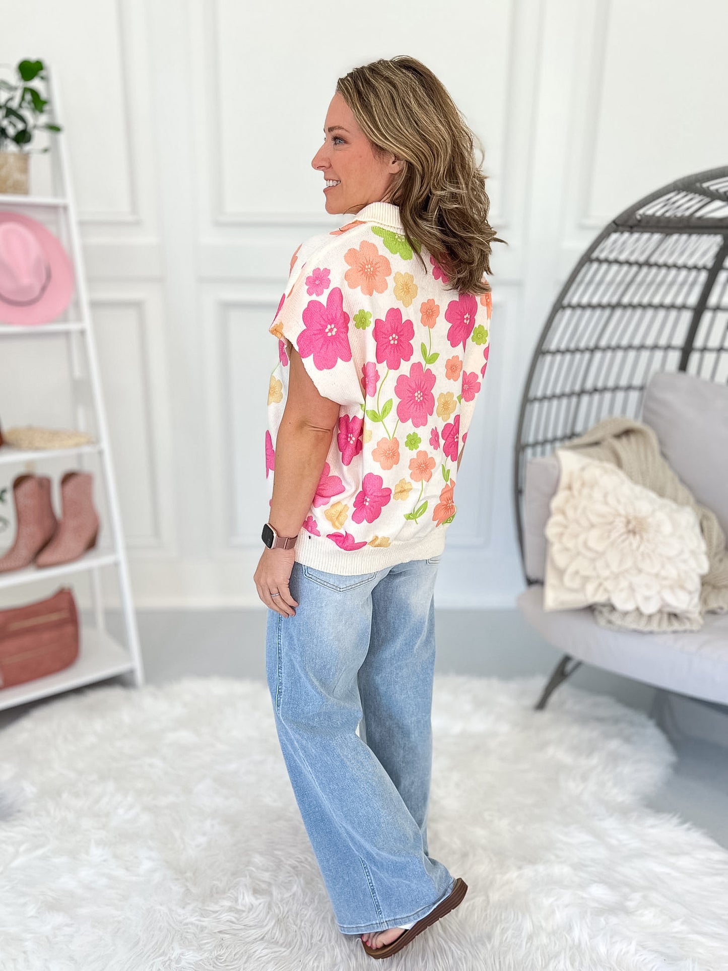 Bloom Away Knit Top