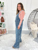 Dashing Denim Front Button Overalls