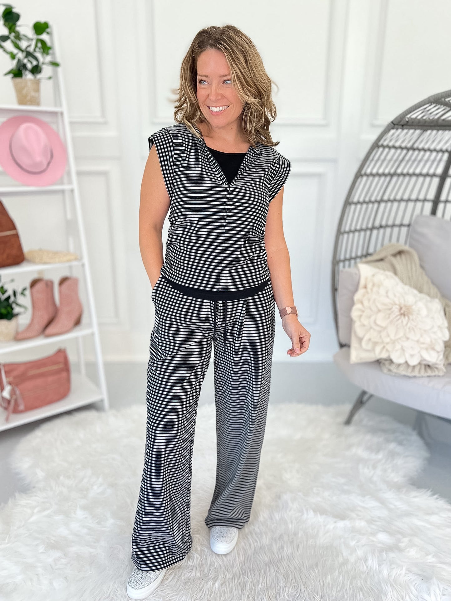 Settling In Matching Top & Bottom Set