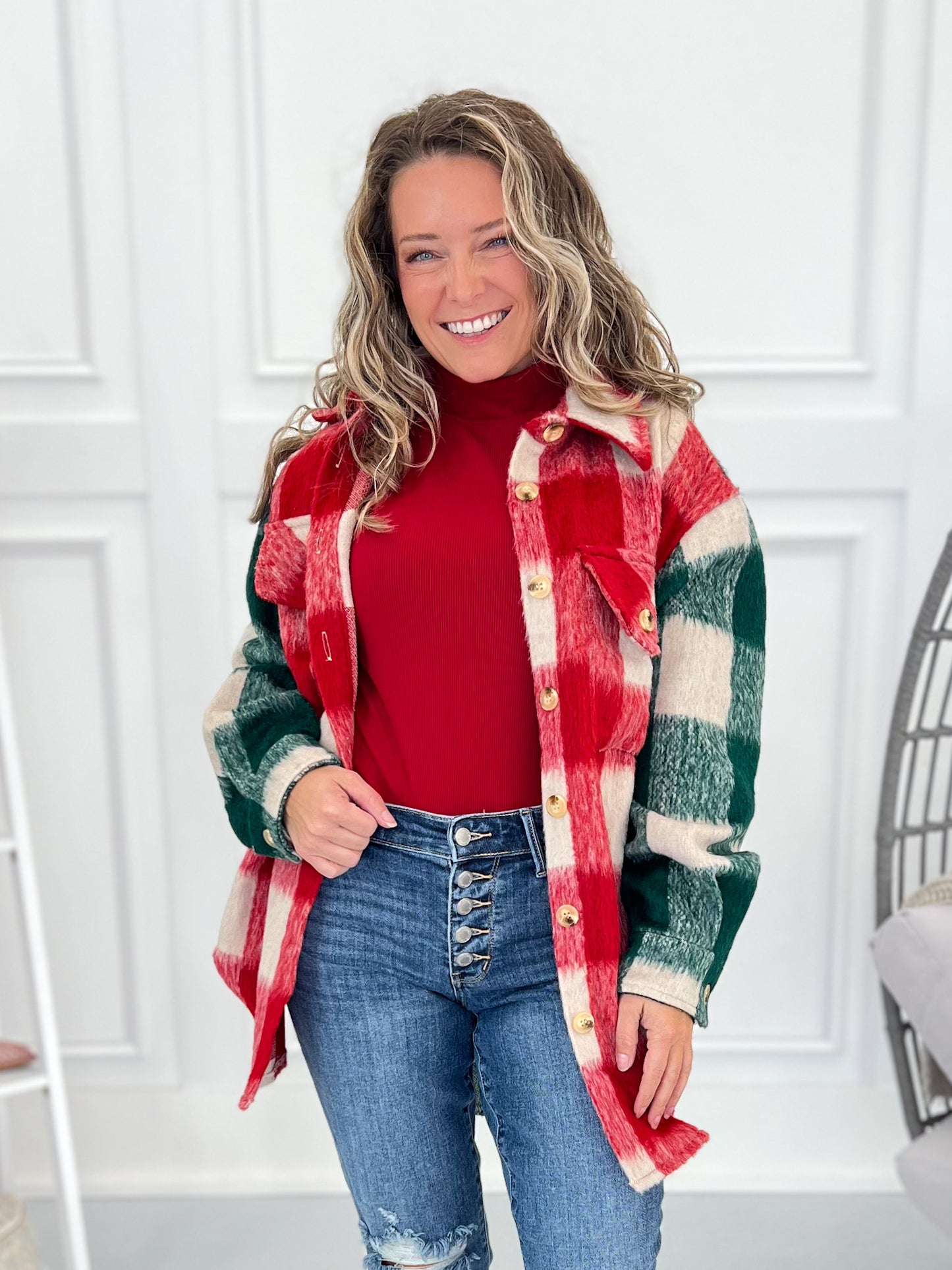 Cozy Carols Shacket