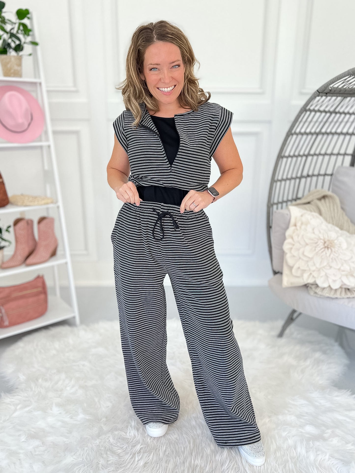 Settling In Matching Top & Bottom Set