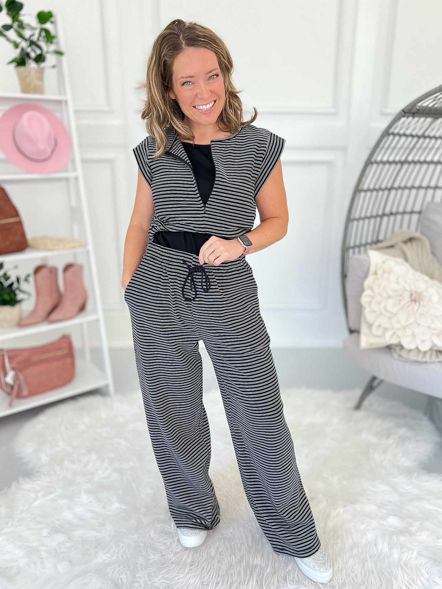 Settling In Matching Top & Bottom Set