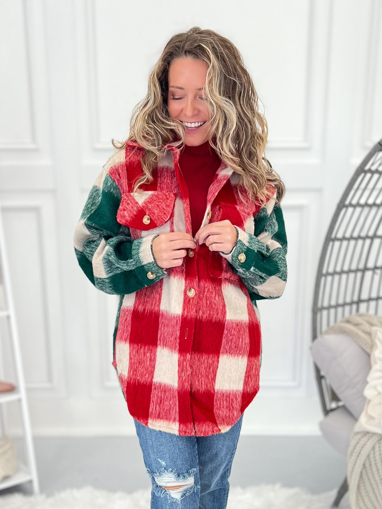 Cozy Carols Shacket