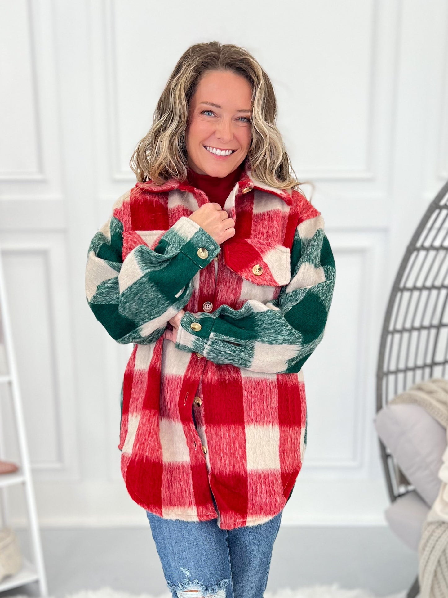 Cozy Carols Shacket