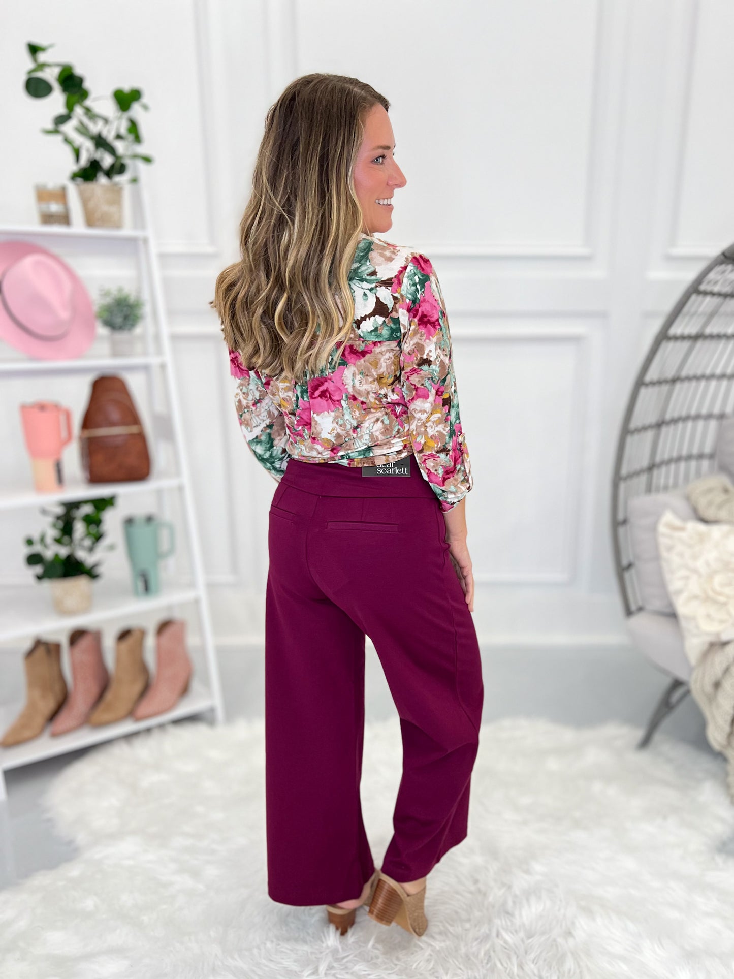 Want To Be The Best Magic Pants - Cropped Wide Leg