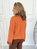Sunshine Delight Knit Top - Burnt Orange