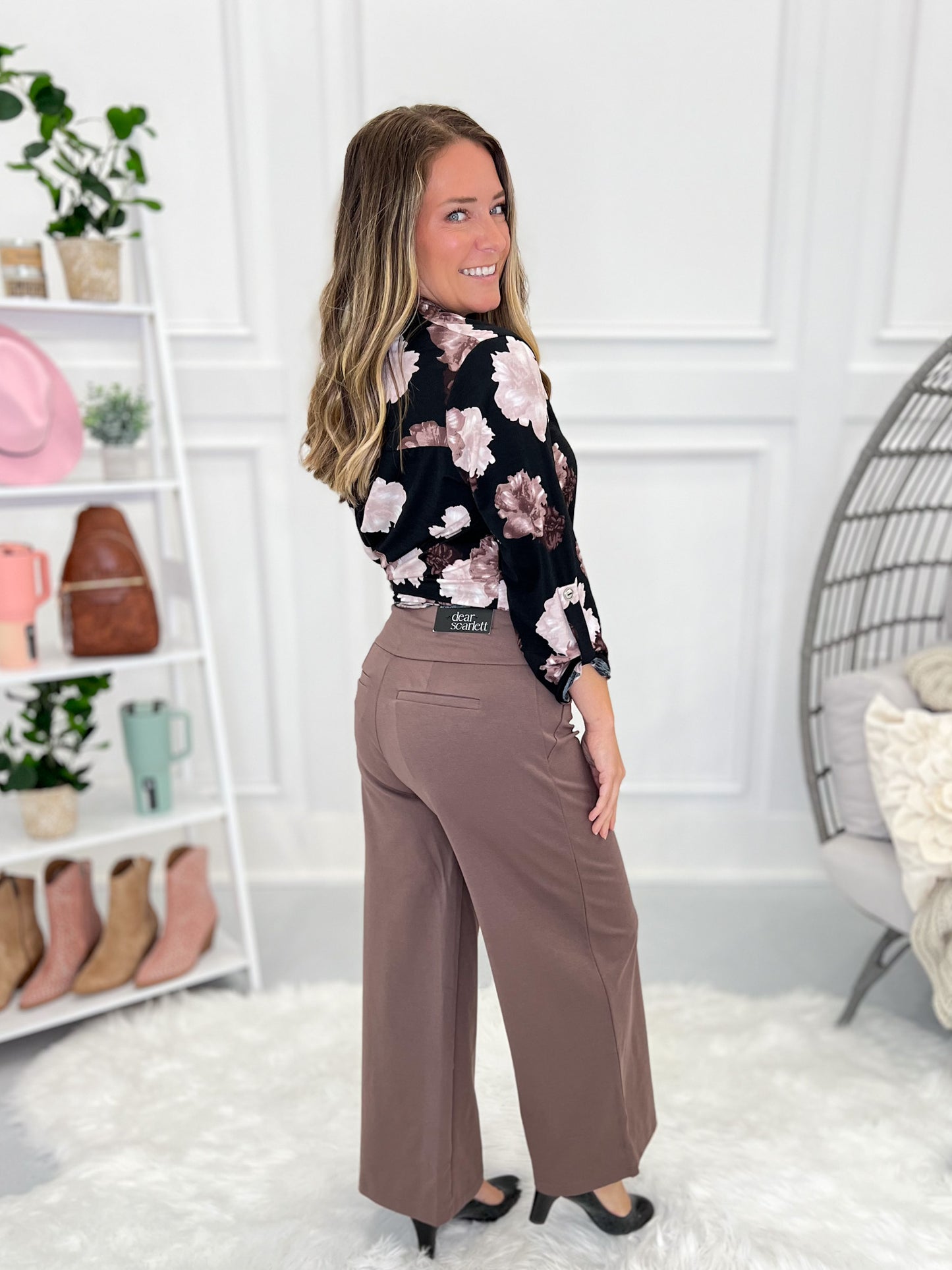 Want To Be The Best Magic Pants - Cropped Wide Leg