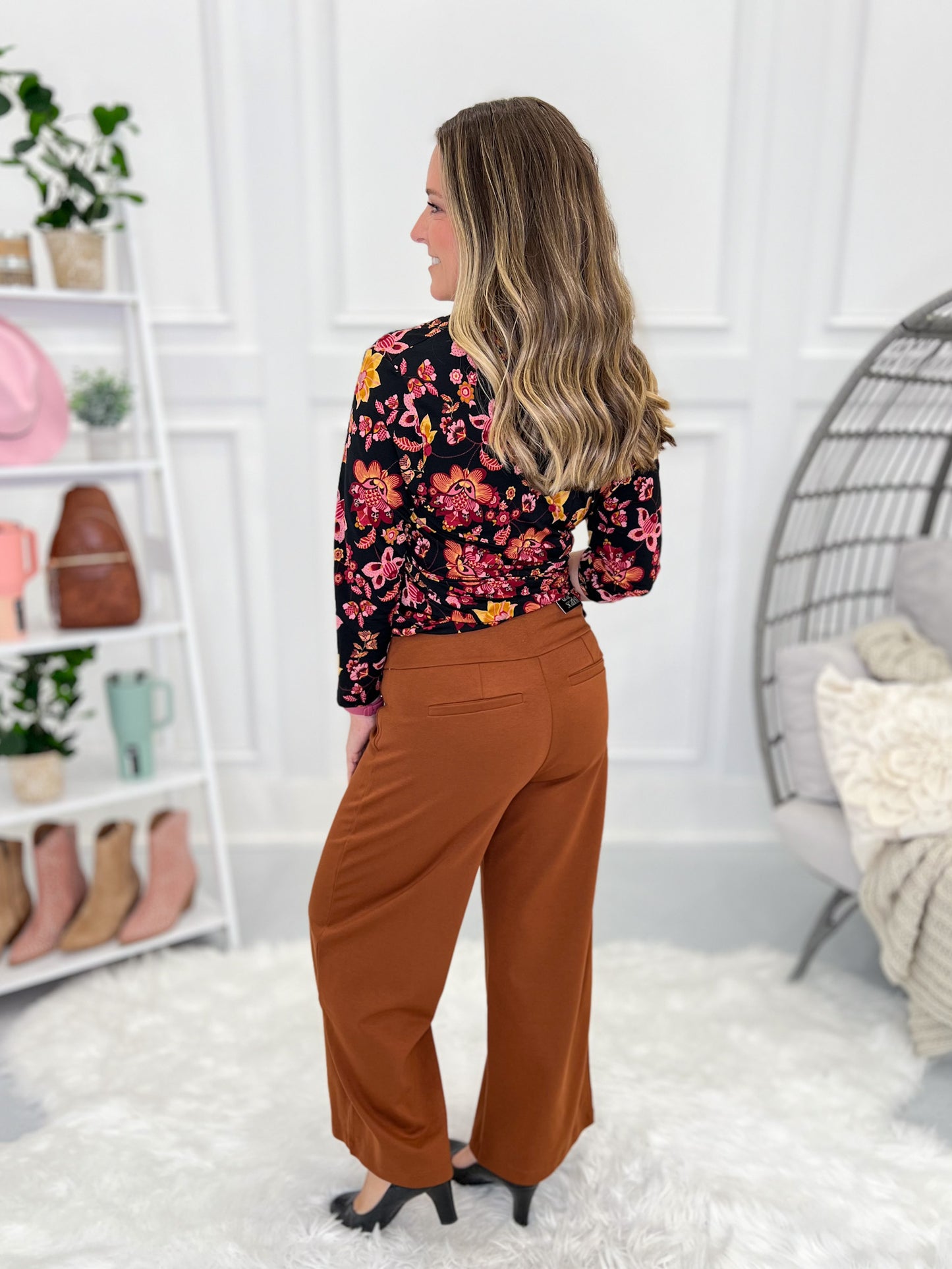 Want To Be The Best Magic Pants - Cropped Wide Leg