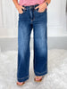 Well Played - Judy Blue Tummy Control Ankle Wide Leg Jean