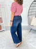 Well Played - Judy Blue Tummy Control Ankle Wide Leg Jean