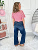 Well Played - Judy Blue Tummy Control Ankle Wide Leg Jean