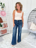 Keeping Tabs - Judy Blue Lux Retro Wide Leg Jean