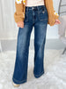 Keeping Tabs - Judy Blue Lux Retro Wide Leg Jean