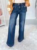Keeping Tabs - Judy Blue Lux Retro Wide Leg Jean