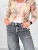 Smoke Show - Judy Blue Grey Palazzo Jean