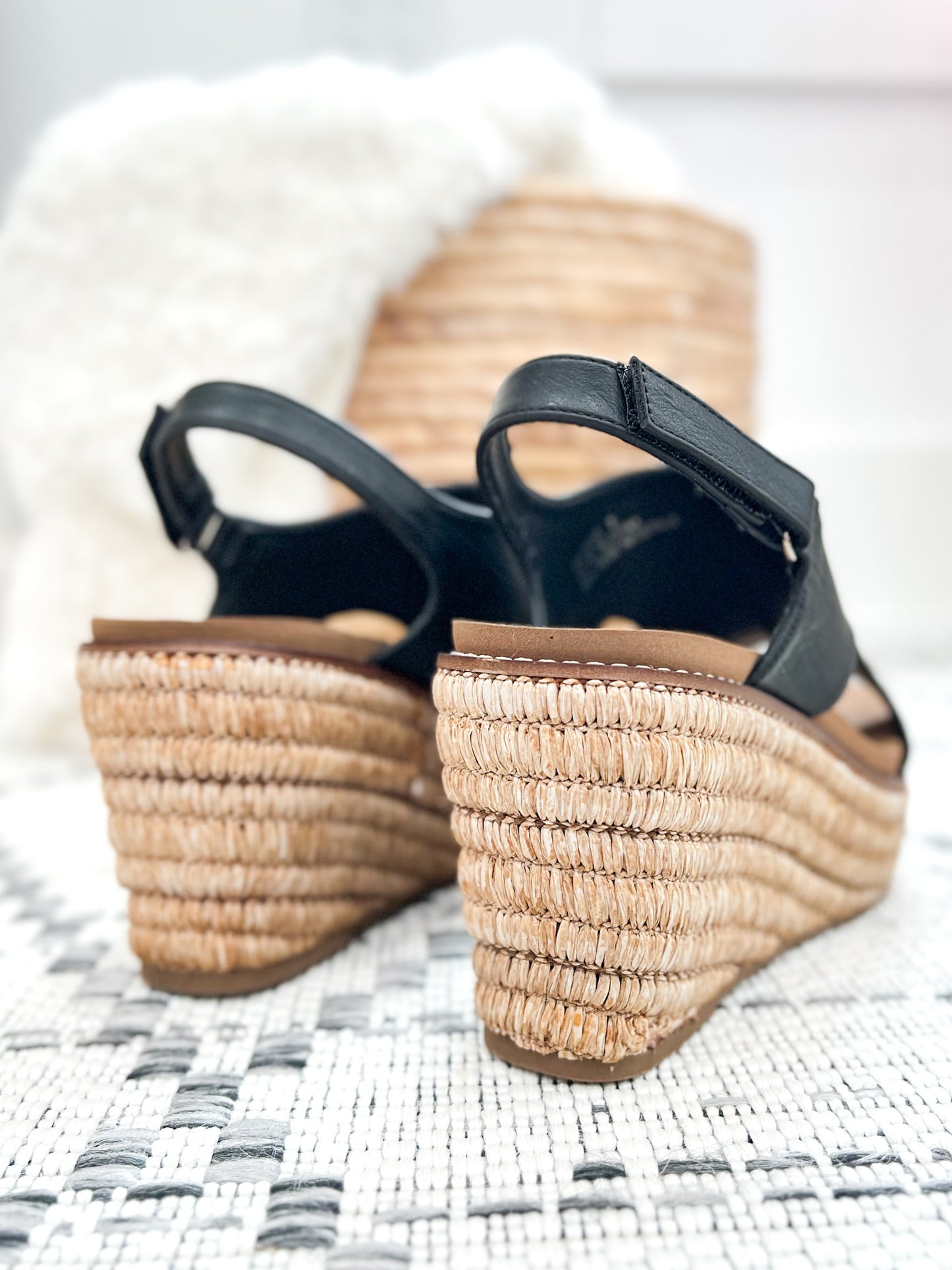 Corky's Freddie Wedge - Black Smooth