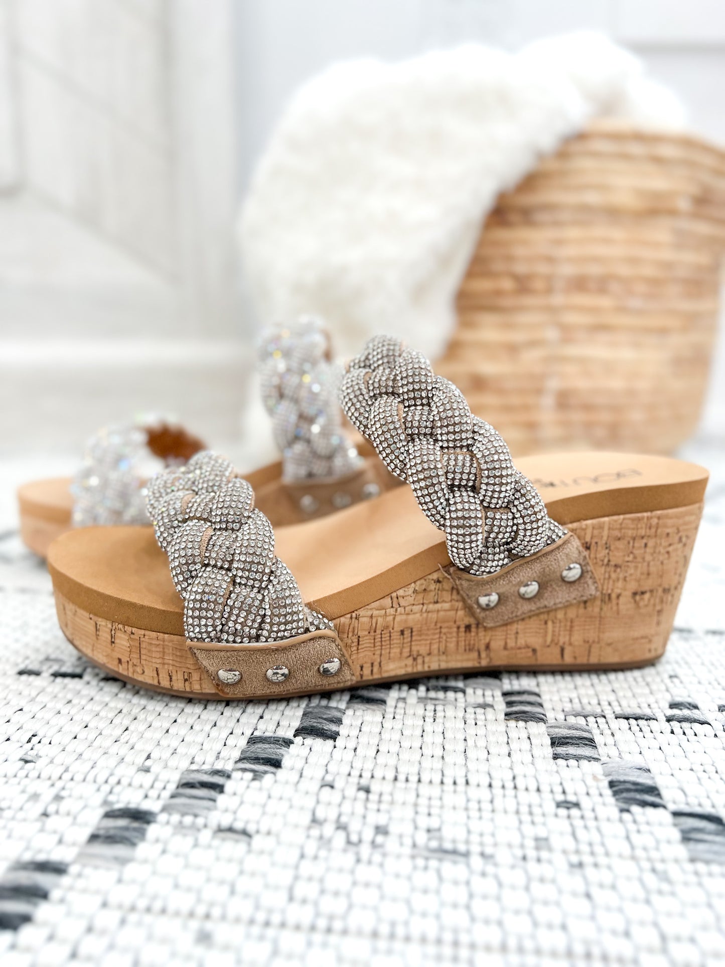 Corky's Mystique Wedge - Clear Rhinestones