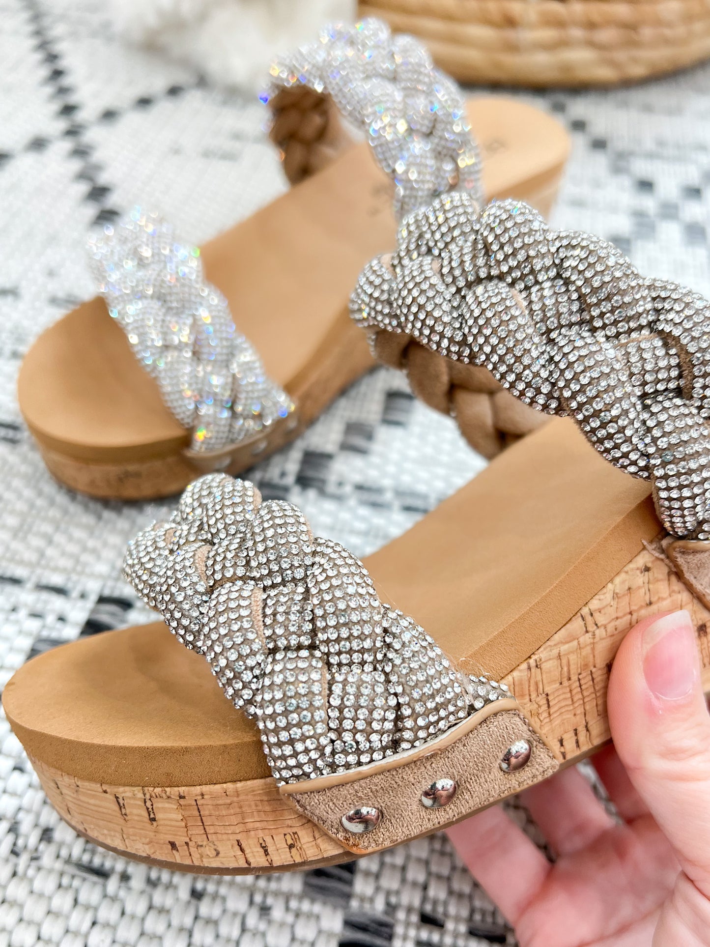 Corky's Mystique Wedge - Clear Rhinestones