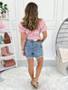 Beachside Blues - Judy Blue Tummy Control Fray Hem Shorts