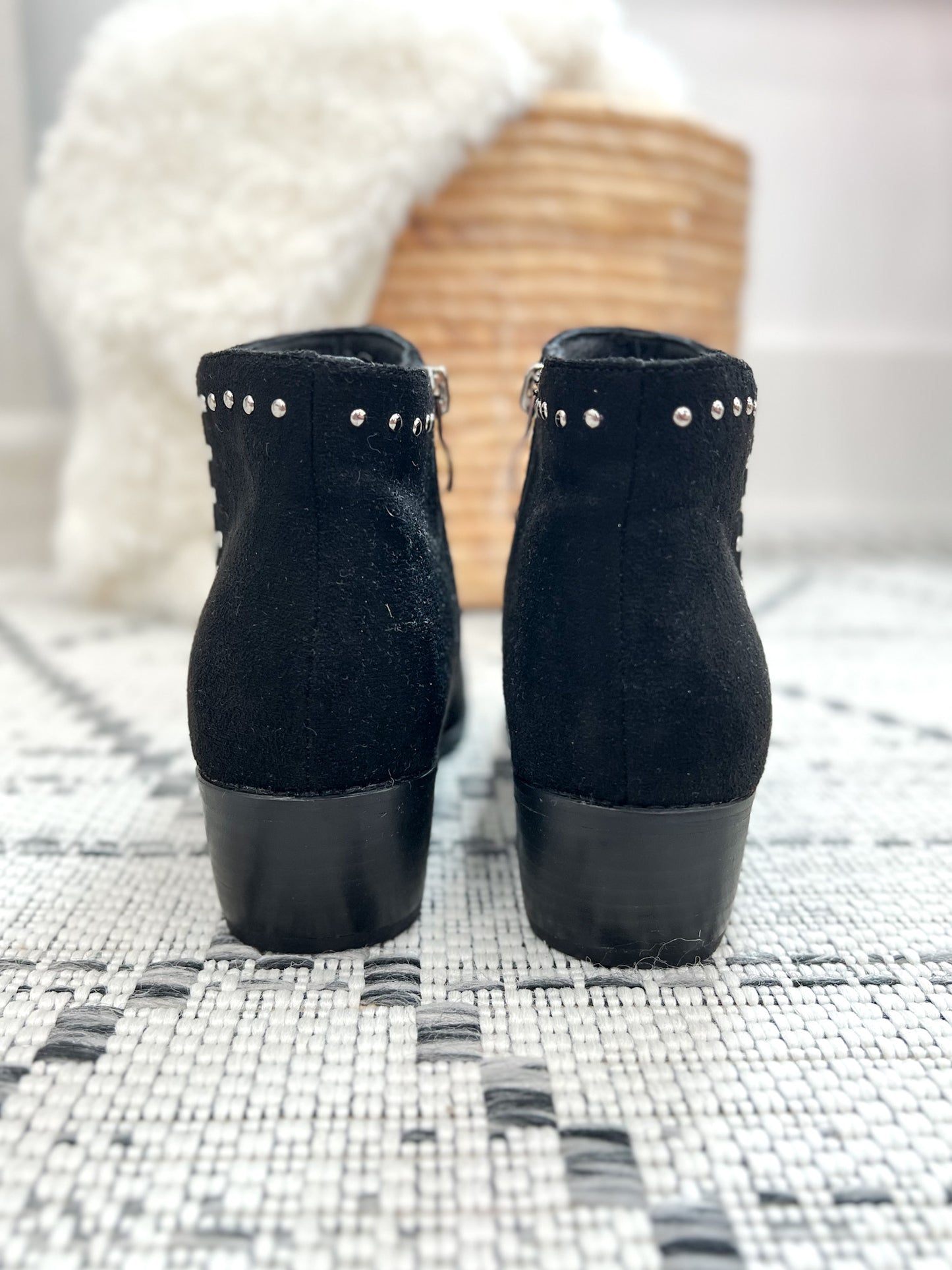 Corkys Casanova Ankle Bootie - Black Suede