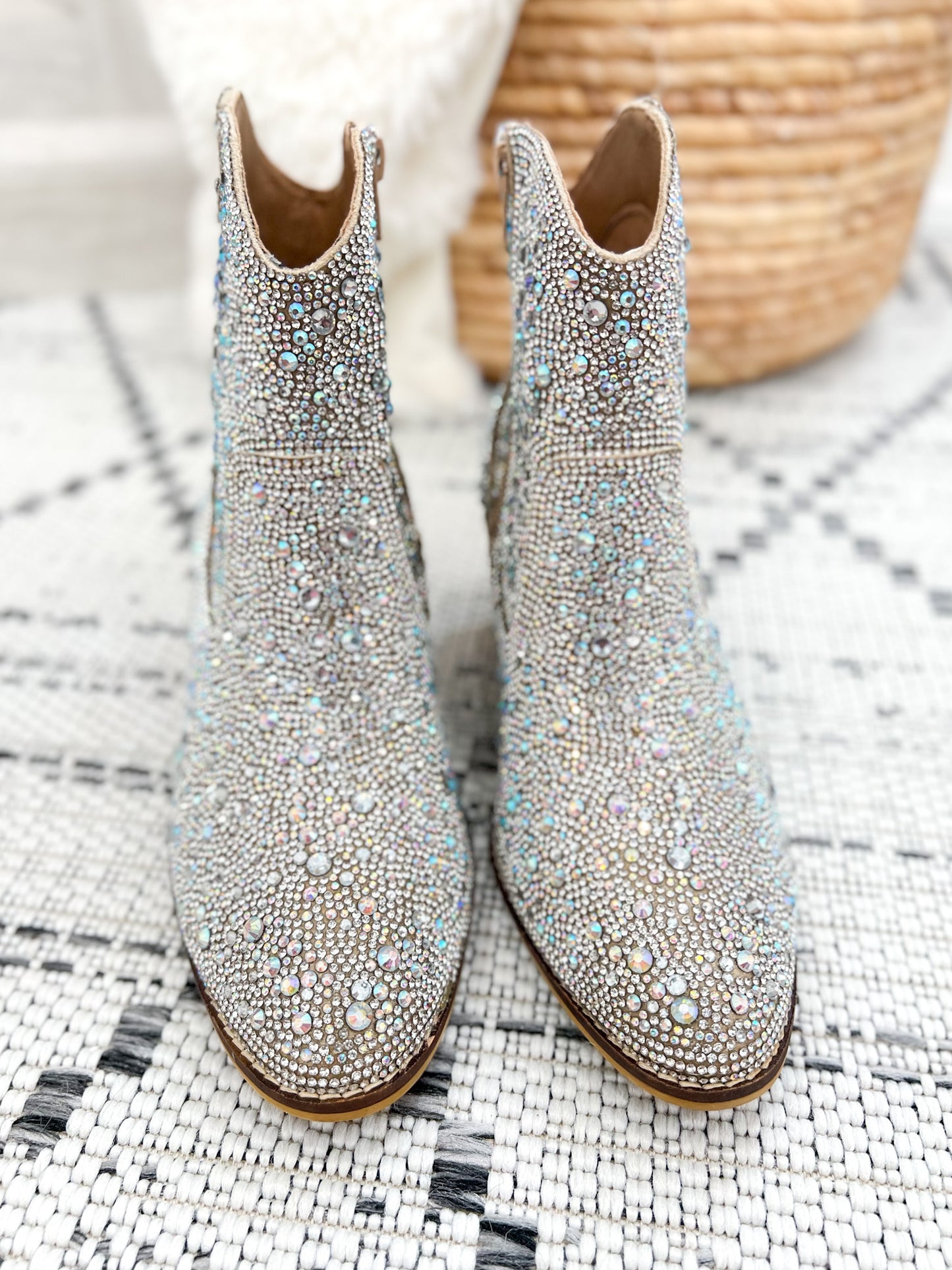 Corky's Shine Bright Boot - Clear Rhinestones