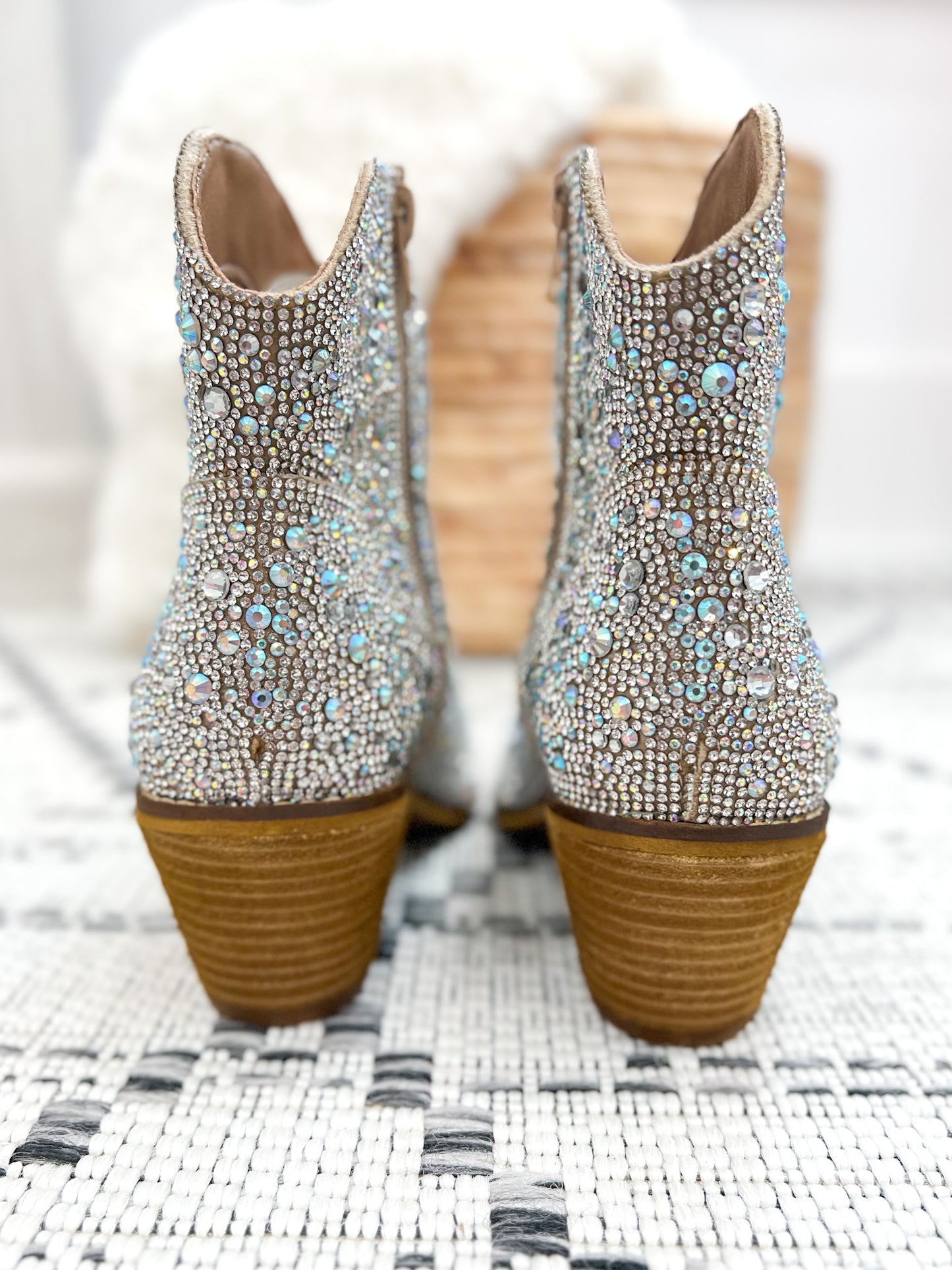 Corky's Shine Bright Boot - Clear Rhinestones