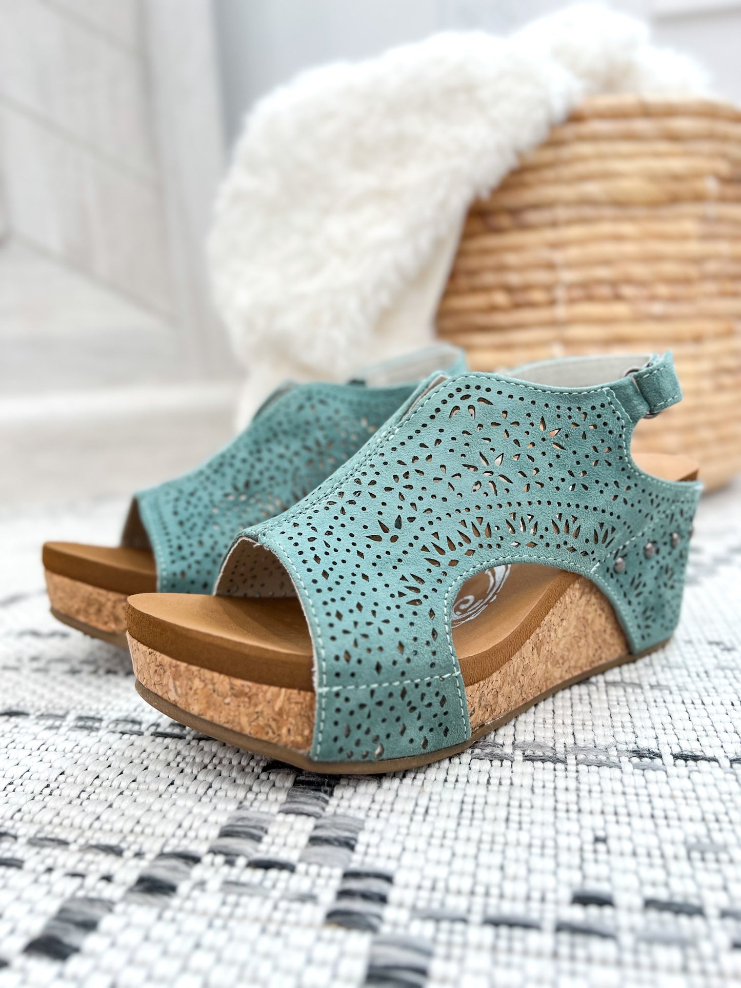 Very G Free Fly Wedge - Turquoise