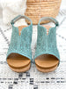 Very G Free Fly Wedge - Turquoise