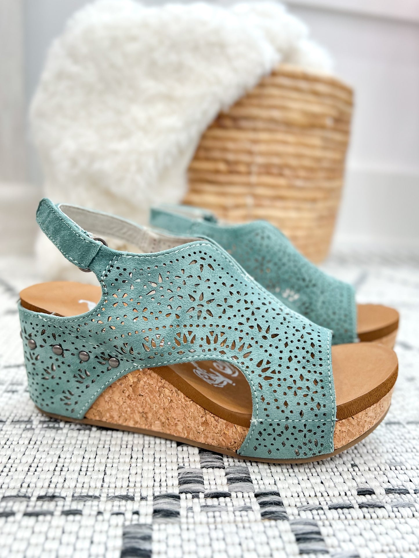 Very G Free Fly Wedge - Turquoise