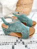 Very G Free Fly Wedge - Turquoise